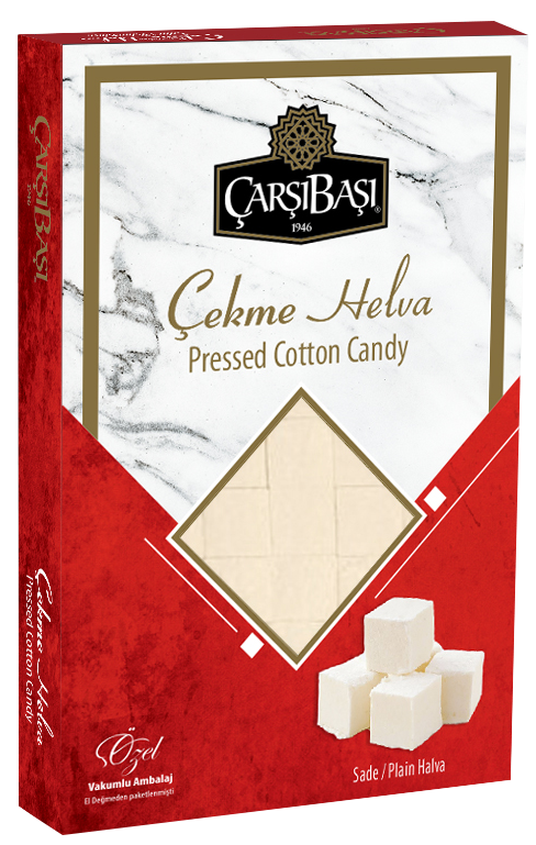 Premium einfacher Floss Halva (Sade Çekme Helva) - 100g Packung