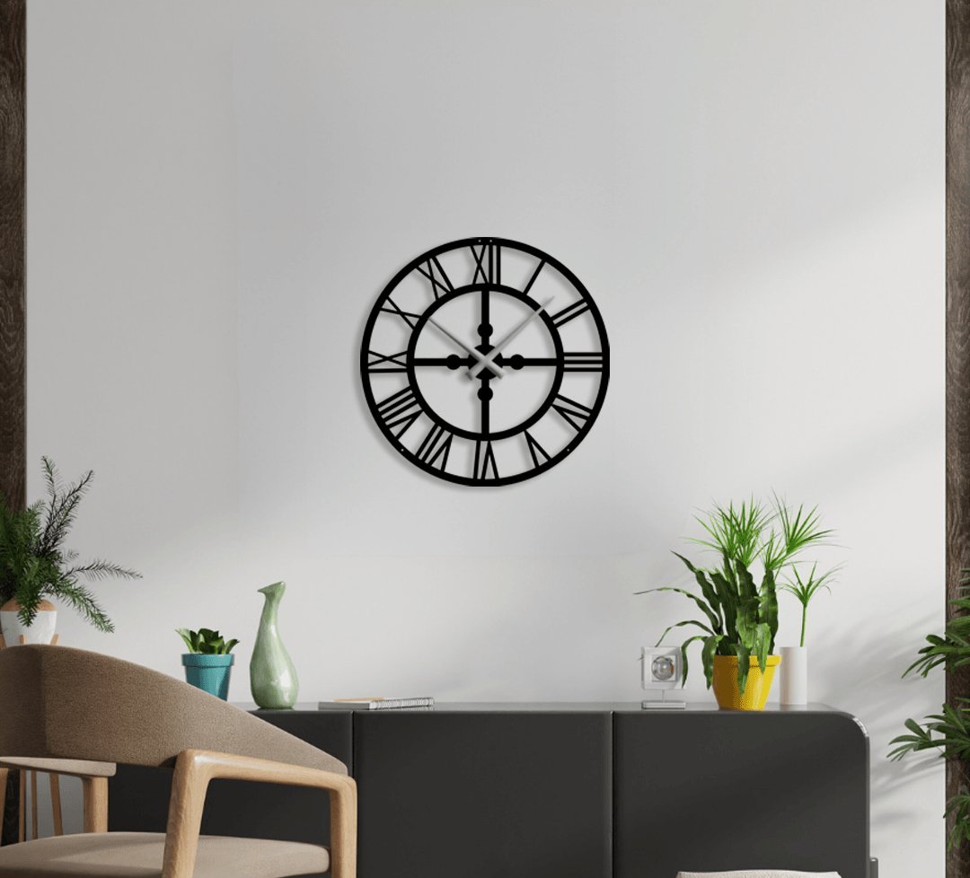 NR Dizayn | Decorative Metal Wall Clock - TryAladdin