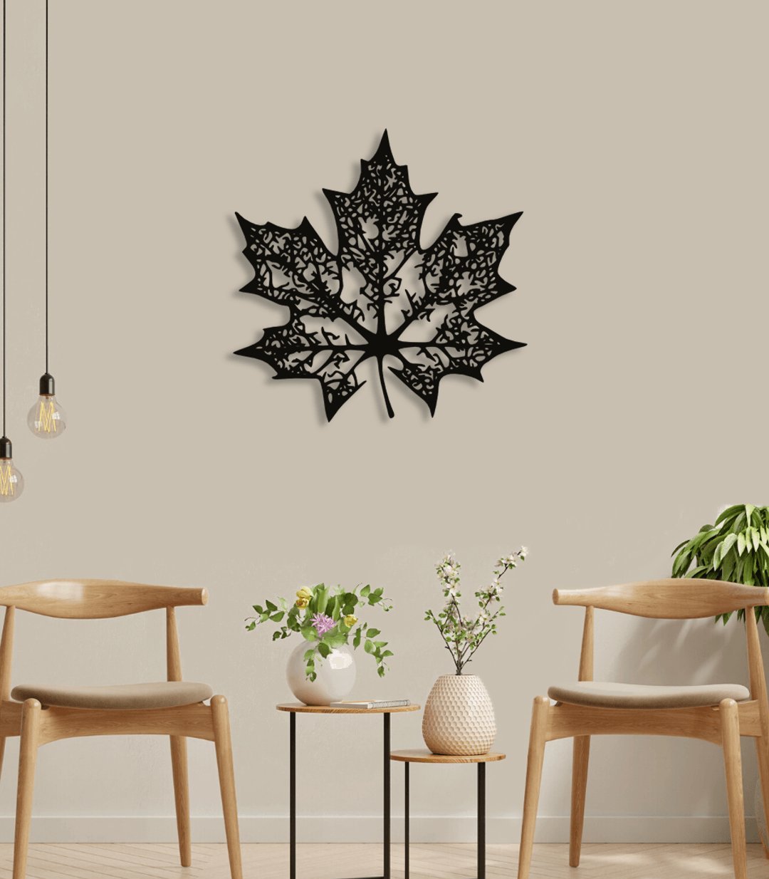 NR Dizayn | Leaf Decorative Metal Wall Art - TryAladdin