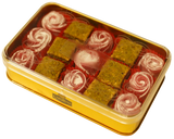 Carsibasi Premium Assorted Turkish Delight (Pistachio & Rose) - 310g Gift Tin