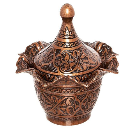 Acar | Sugar Bowl - Large Rose Cup - Antique Copper - TryAladdin