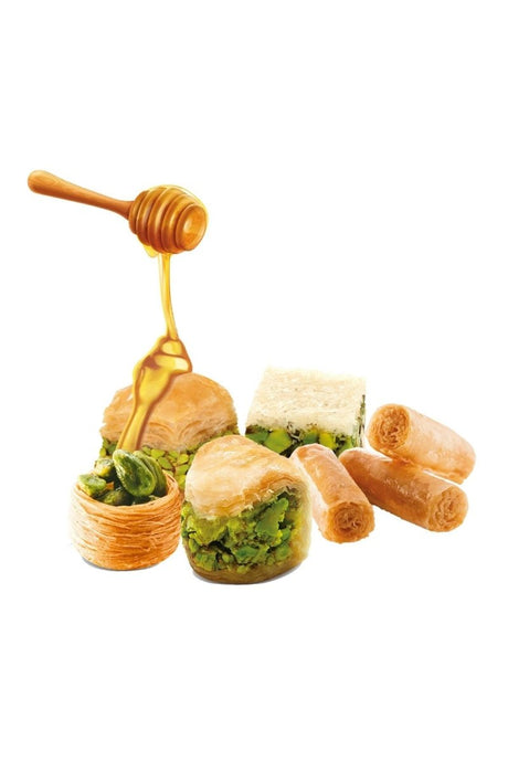 Alsultan | Assorted Baklava with Honey - TryAladdin