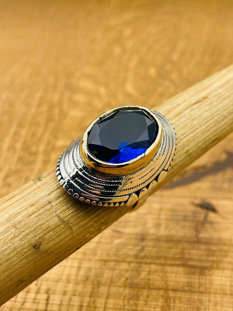 Blue Sapphire Ring - TryAladdin