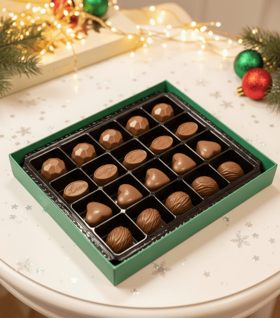 Chocowiss Premium Holiday Assortment - Dubai - Style Pistachio & Kadaif Pralines - 230g - TryAladdin