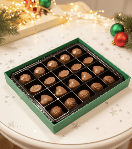 Chocowiss Premium Holiday Assortment - Dubai - Style Pistachio & Kadaif Pralines - 230g - TryAladdin
