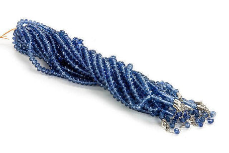 Crystal Appearance 99 Beads Hajj Umrah Gift Tasbih (10 Pieces) - Navy Blue - TryAladdin