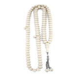 Dervish Tasbih 14 mm Acrylic, White - TryAladdin