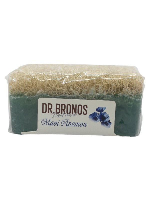 Dr. Bronos | Blue Anemon Soap with Natural Pumpkin Loofah - TryAladdin