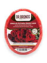 Dr. Bronos | Natural Red Rose Soap with Sponge - TryAladdin