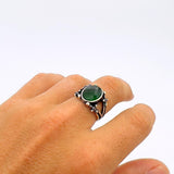 Green Emerald Ring Men - TryAladdin