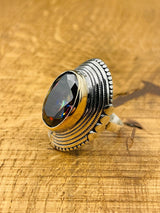 Handmade Mystic Topaz Women's Ring - TryAladdin