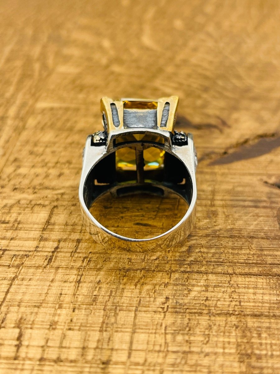 Handmade Women's Citrine Ring - TryAladdin