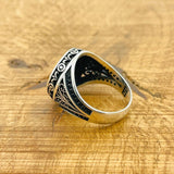 King Solomon Seal Silver Ring - TryAladdin