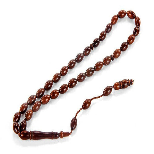 Kuka Wood Tasbih - 33 Beads - 7 mm Barley Cut - TryAladdin