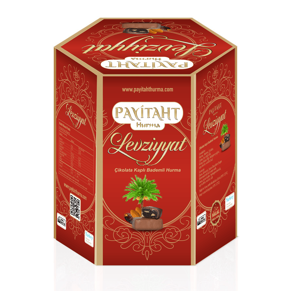 Levziyyat Milk Chocolate Dates with Almonds - TryAladdin