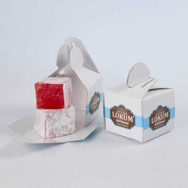 Lokum Atolyesi | Rose Flavored Turkish Delight (In 10 Single Boxes) - TryAladdin