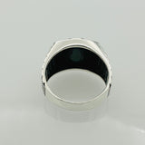 Men's Black Zircon Stone Ring - TryAladdin