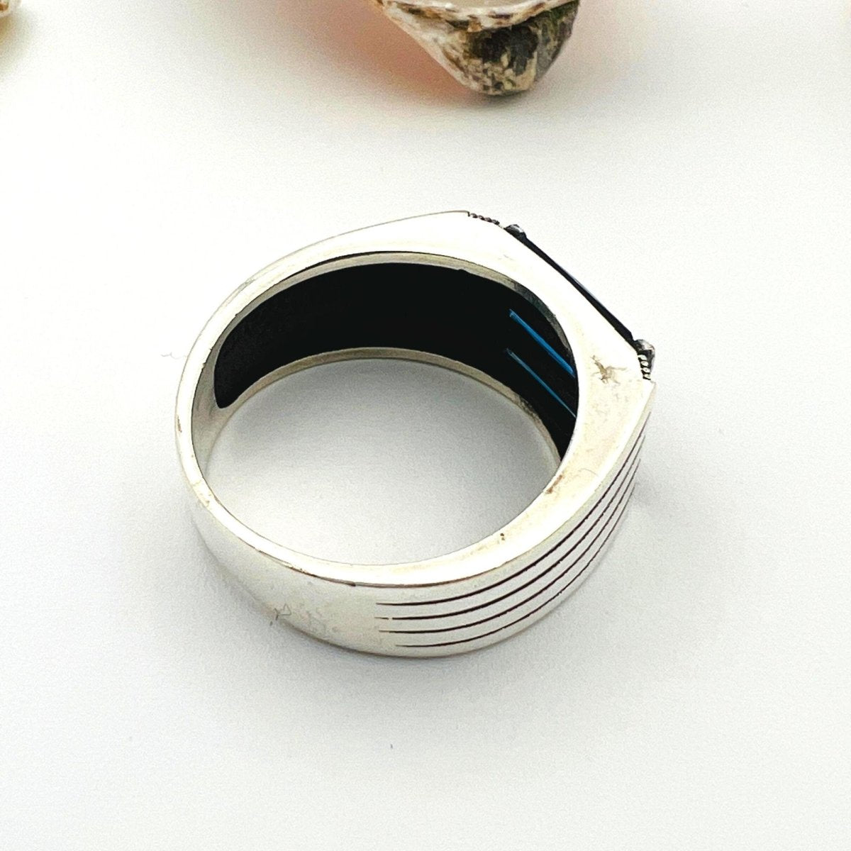 Men's Blue Sapphire Ring - TryAladdin