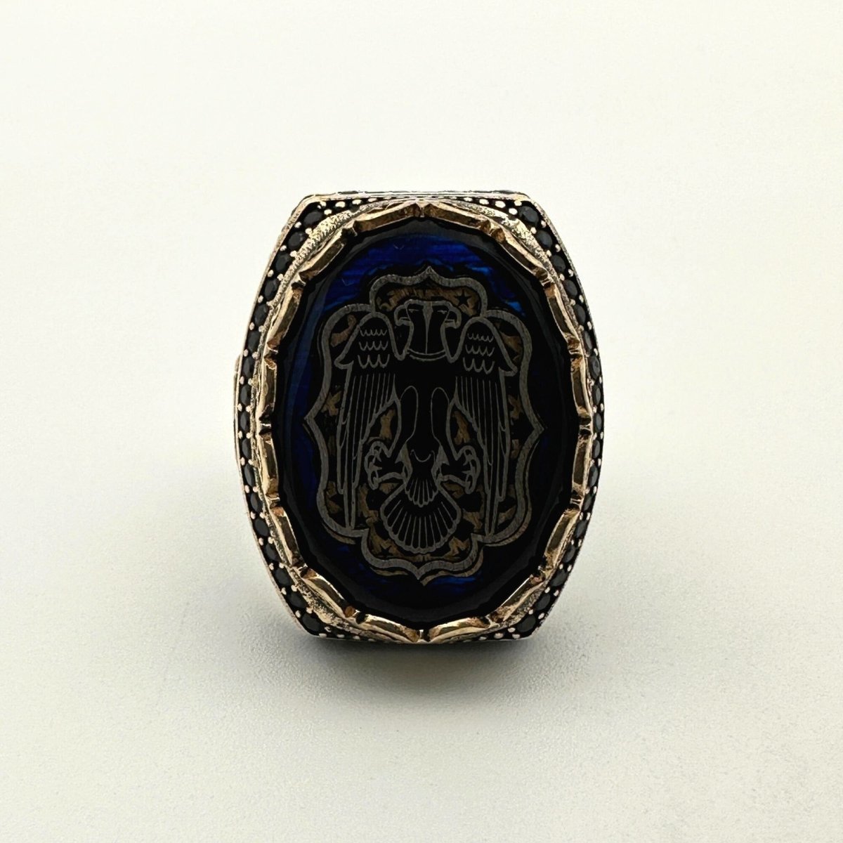 Men's Double Head Seljuk State Replica Ring - TryAladdin