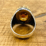 Men's Handmade Multi - Color Zultanite Stone Ring - TryAladdin