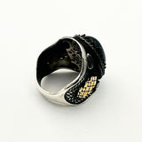 Men's Vintage Onyx Stone Ring - TryAladdin