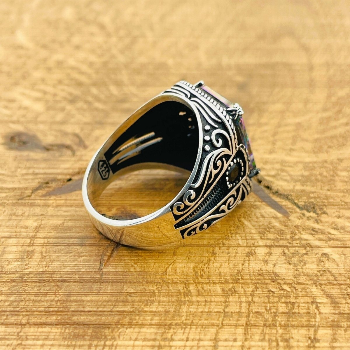 Multi Color Silver Ring - TryAladdin