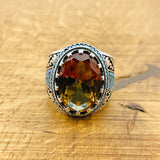 Multi - Color Zultanite Stone Men's Ring - TryAladdin