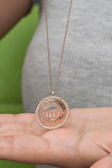 Nereze | Rose Islamic Motivated Allah Word Necklace - TryAladdin