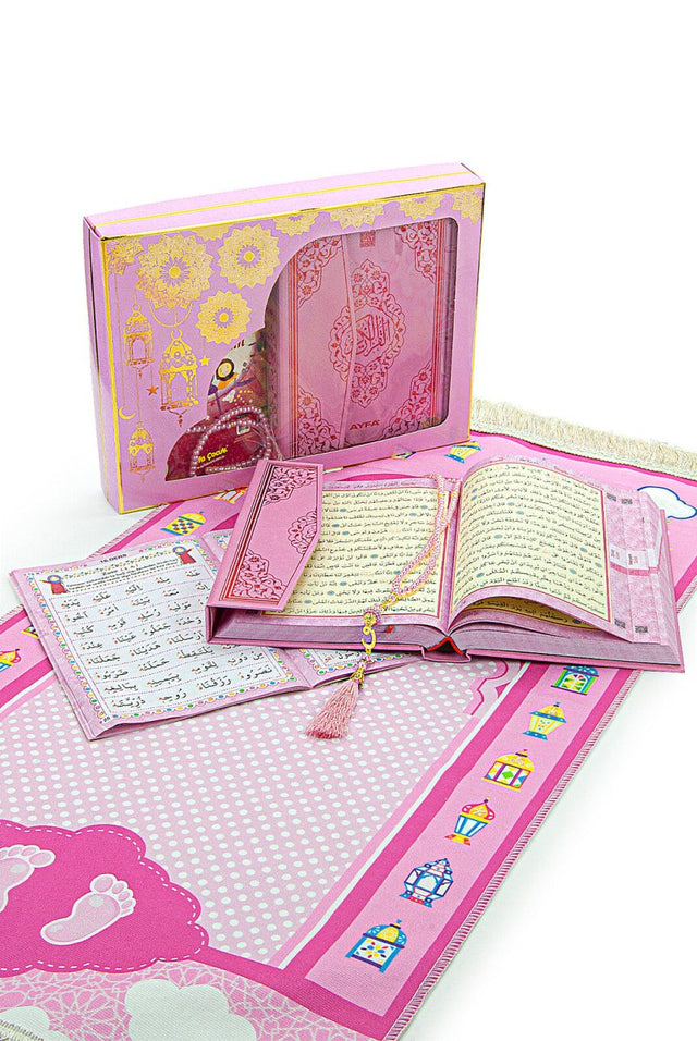 Prayer Rug, Quran and Yasin Set for Girls - TryAladdin