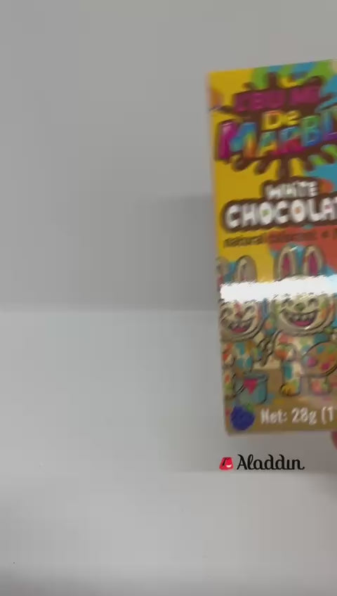 L'bumi de Marbly Mystery-Füllung Weißer Schokoladenhase - 28g