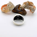 Red Garnet Stone Men's Ring - TryAladdin