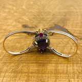 Reversible Sapphire - Citrine Stone Ring - TryAladdin