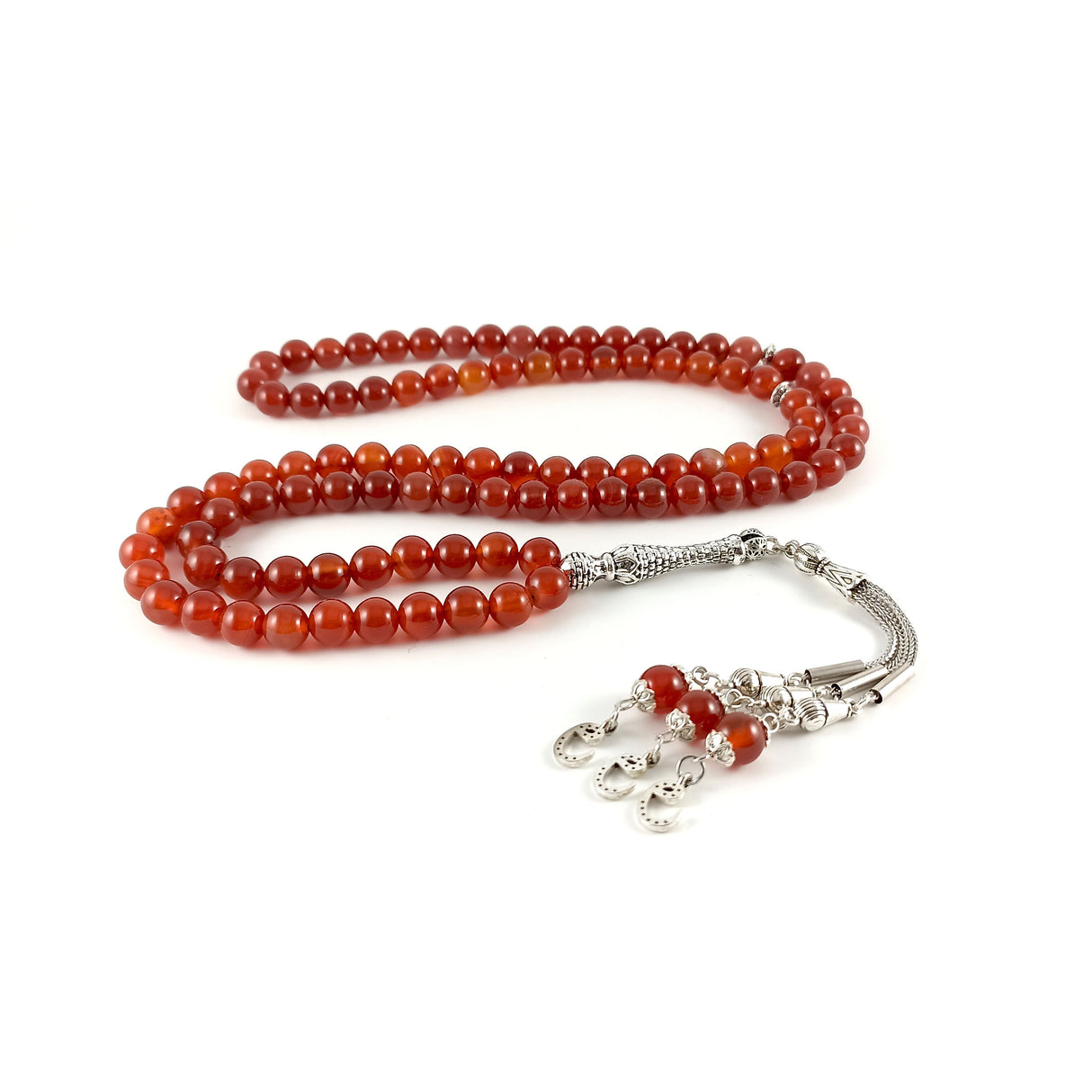 Selderesi | Agate Natural Stone 99 Beads Prayer Tasbih - TryAladdin