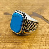 Sterling Silver Turquoise Ring - TryAladdin