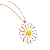 Taki | Silver Daisy Necklace Large Size - TryAladdin