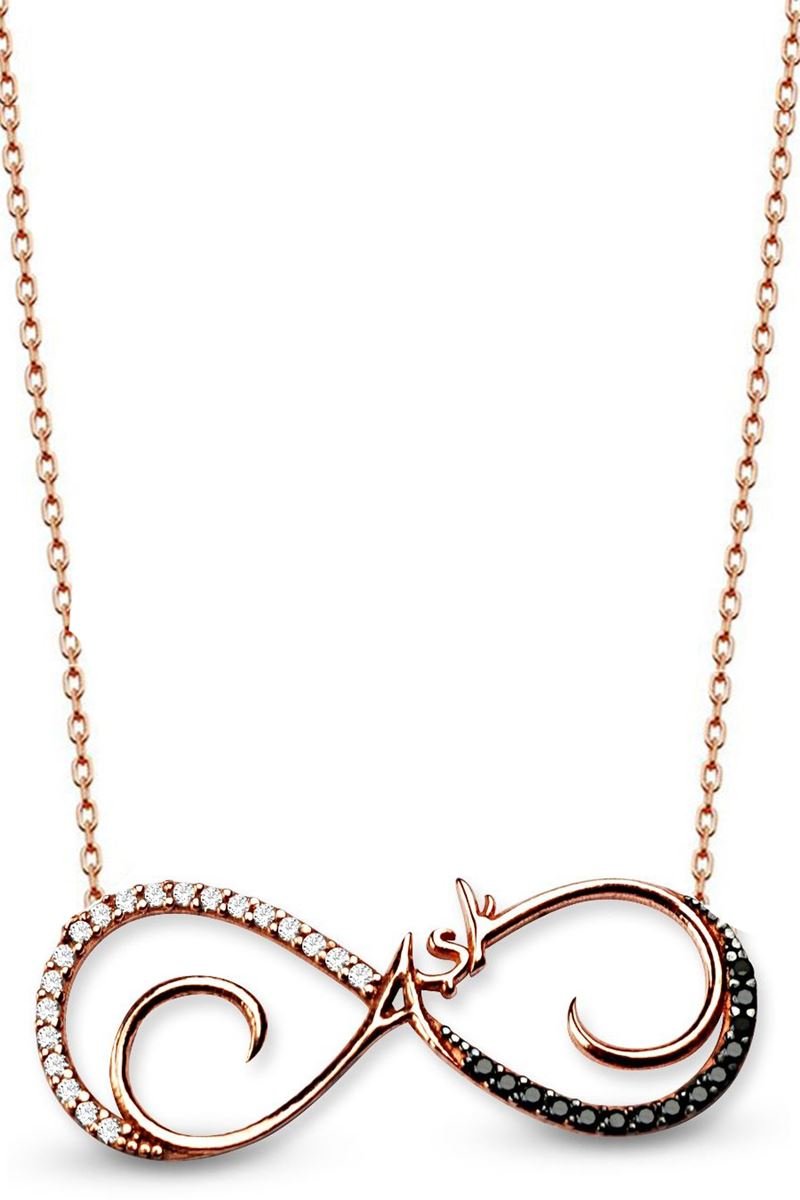 Taki | Infinite Love Ladies Silver Necklace Valentine Gift - TryAladdin