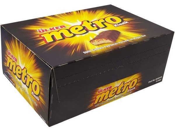 Ulker | Metro Milk Chocolate Coated Caramel & Nougat Bar 36g - TryAladdin