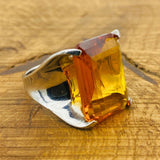 Women's Citrine Stacking Ring - TryAladdin