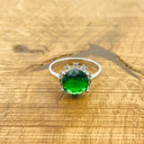 Women's Green Emerald Ring - TryAladdin