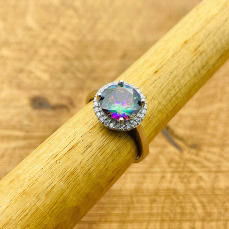 Women's Mystic Topaz Ring - TryAladdin