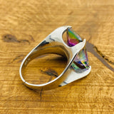 Women's Mystic Topaz Stacking Ring - TryAladdin