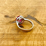 Women's Ruby Silver Ring - TryAladdin