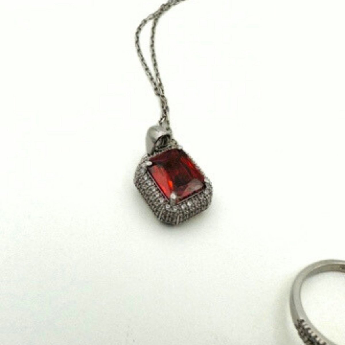 Women's Ruby Silver Set - TryAladdin