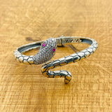 Women’s Zircon Snake Bracelet - TryAladdin