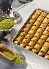 Asi | Special Mini Baklava with Pistachio Tray - TryAladdin