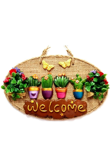 The Magic Of The Flowers Welcome Printed Door And Wall Ornament - TryAladdin