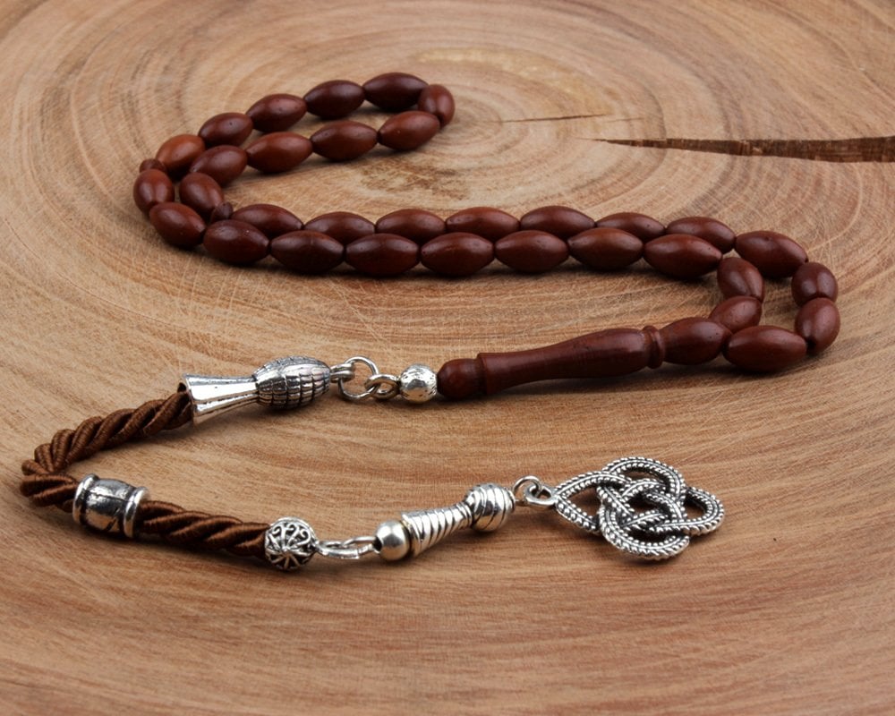 Tesbihevim | Iznik Kuka Tasbih with Whip Metal Tassel - TryAladdin